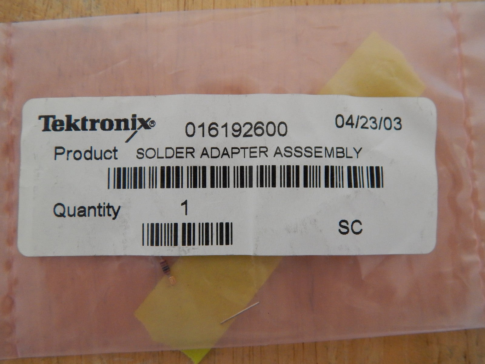Tektronix Oscilloscope Assorted Accessories, Group 3, sold as a lot Tektronix Oscilloscope Assorted Accessories, Group 3, sold as a lot